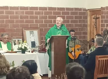 Obispo de Talca visita Romeral y participa en inauguración de Capilla Luis Gonzaga
