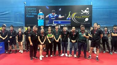 Tenis de mesa curicano brilla en el Zonal Centro Sur con oro y plata por equipos