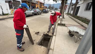 Municipio de Licantén realiza labores de prevención ante llegada de sistema frontal