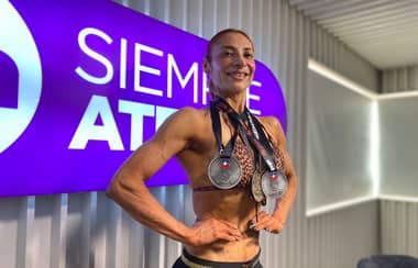 Alejandra Farías conversó con VLN Deportes sobre su ascendente carrera en el fisicoculturismo