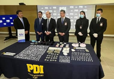 Operativo policial en Curicó dejó diez detenidos privados de libertad y millonario decomiso de drogas