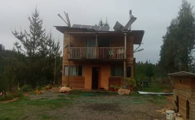 Incendio en Hualañé deja una vivienda con daños estructurales