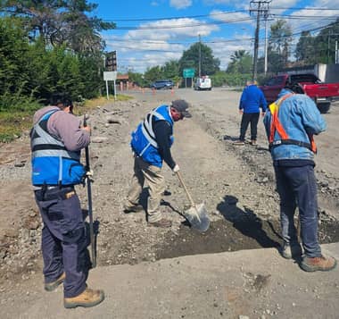 Municipio de Molina pavimentó con recursos propios el camino Santa Lucía