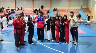 Academia Kenpo Gikan de Curicó triunfa en la "Copa del Carbón" con 11 medallas