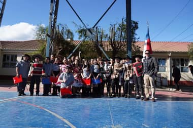 Liceo Bicentenario Augusto Santelices de Licantén celebra un nuevo aniversario