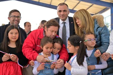 Gobierno Regional del Maule inauguró multicancha techada para la Escuela Paraguay de Curepto