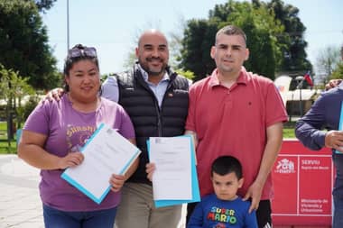 Conjunto habitacional Don Sebastián III de Lontué recibió las escrituras de sus nuevas casas