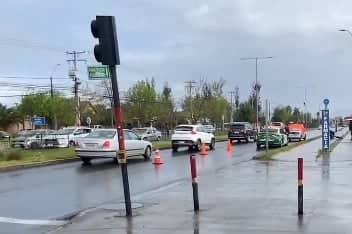 Trágico atropello en Talca: Hombre quedó sobre el vehículo tras ser impactado