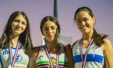Atleta curicana Florencia Rojas gana medalla de plata en el Nacional U16 de Atletismo