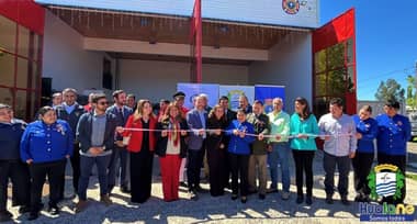 Municipio de Hualañé inauguró mejoramiento de cuartel de Bomberos y reductores de velocidad en La Huerta de Mataquito