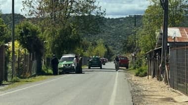 Procedimiento policial por herido a bala en Teno
