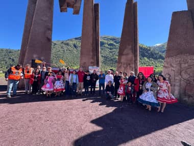 Romeral conmemoró el Día Mundial del Turismo en el Monumento El Mirador de Los Queñes