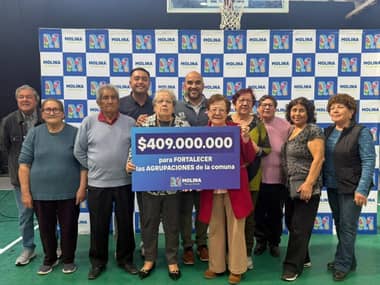 Municipio de Molina entregó $409 millones en subvención a organizaciones comunitarias