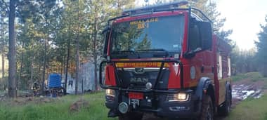 Incendio en Caone: Vivienda queda totalmente destruida y deja un damnificado