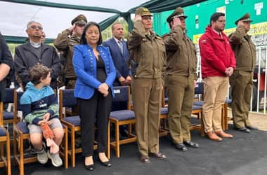 En Los Queñes: Emotivo homenaje a Cabo Juvenal Vargas, mártir de Carabineros caído en ataque extremista