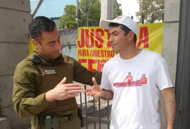 Padre de ciclista en estado grave agradeció gestión de carabinero para ser recibido por director de hospital