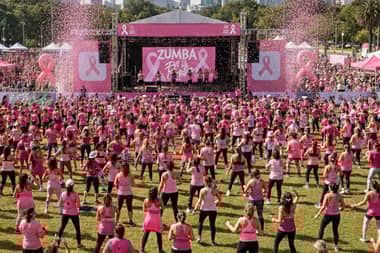 Invitan a Gran Masivo de "Zumba Rosa" para fomentar la prevención del cáncer de mama