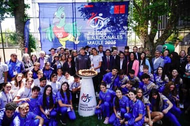 La llama de la integración se enciende en el Maule: Juegos Binacionales reúnen a 1.500 atletas de Chile y Argentina