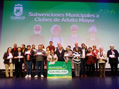 Municipalidad de Curicó entregó más de 70 millones en subvenciones