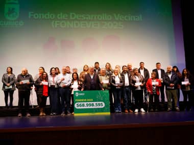 Fondo de Desarrollo Vecinal 2025 se entregó a 139 iniciativas de Curicó