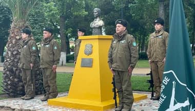 Teno rinde honores: Conmemoran 60 años del sacrificio del Teniente Hernán Merino