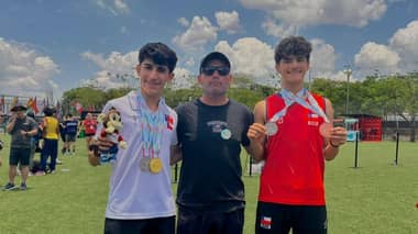 Atletas curicanos brillan en Sudamericano Escolar Sub-14 con múltiples medallas