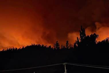 Ministerio del Interior convoca a Cogrid por incendios en Penco