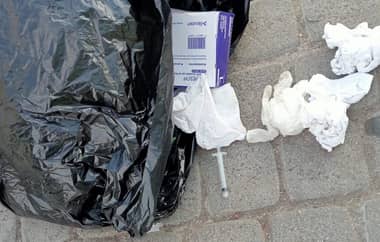 Municipio notifica a veterinaria de calle Freire por botar jeringas y desechos biológicos a la vía pública