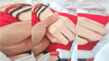 Padre de ciclista accidentado exige traslado médico urgente en el día de su cumpleaños