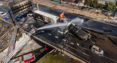 Aumentan a cuatro los muertos por explosión de camión con gas líquido en Renca