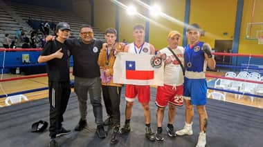 Boxeadores brillan en velada disputada en Curicó asegurando pasajes para competir en Argentina
