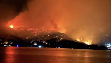 Incendio forestal descontrolado en Vichuquén: Tres viviendas consumidas y 200 hectáreas consumidas
