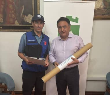 DGA entregó mapas de amenaza de inundación de la Cuenca del Mataquito al municipio de Curicó