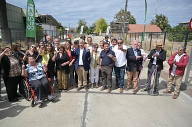 Tras 16 años de espera se realizó reapertura de calle Membrillar en Curicó