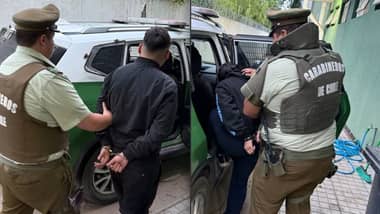 Carabineros detiene a pareja tras violento asalto armado a domicilio en Morza: Banda huyó en caravana