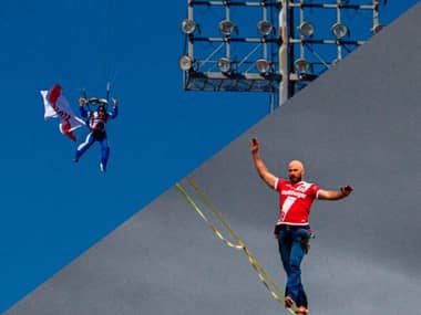 Deportista de highline espera haber “cerrado el portal” de maldición que pesaba sobre Curicó Unido