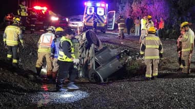 Conductor falleció en Linares tras volcar su vehículo en el Camino a Pejerrey