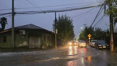 Senapred entrega balance por sistema frontal: cortes de luz, personas aisladas y pasos fronterizos cerrados en el Maule
