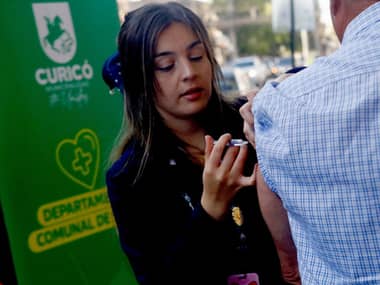Más de 43 mil personas se han vacunado contra la influenza en Curicó