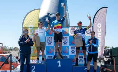 Primera vez en la disciplina: Bryan Bustamante se corona campeón en el triatlón del "Oriflama Race 2026"