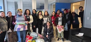 Iglesia de Jesucristo de los Santos de los Últimos Días dona 70 pieceras tejidas a mano al Hospital de Curicó