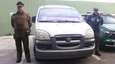 Patrulla mixta de Molina recupera furgón con doble encargo por robo tras escaneo de patentes