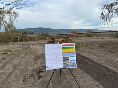 MOP Maule despliega trabajos de mitigación en el río Mataquito para evitar inundaciones