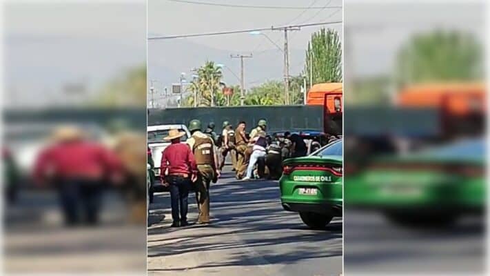 Camionero protagonizó rápida persecución policial en Sagrada Familia
