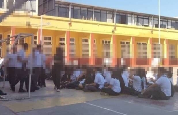 Alumnos se vuelven a manifestar por mejores condiciones para estudiar en colegio Santo Tomás