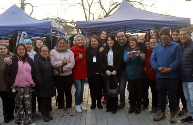 Villa San Enrique de Molina inauguró plaza para su Feria de las Pulgas