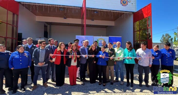 Municipio de Hualañé inauguró mejoramiento de cuartel de Bomberos y reductores de velocidad en La Huerta de Mataquito