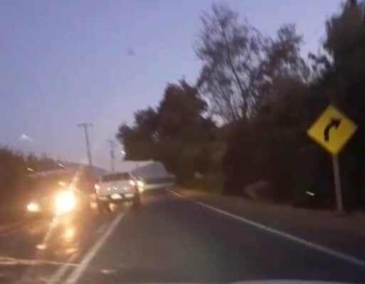 Captan a conductor en estado de ebriedad zigzagueando en sector Cuatro Bocas