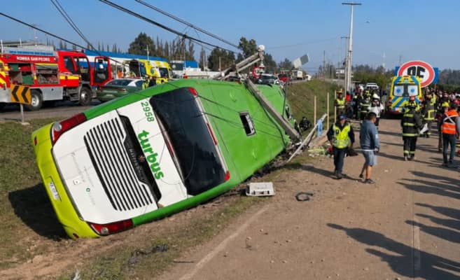 Hospital de Curicó entrega nueva actualización médica de heridos tras fatal volcamiento de Turbus en Teno
