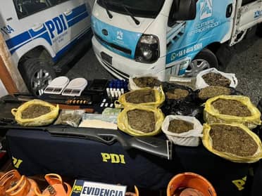 PDI de Curicó detuvo a dos sujetos y recuperó especies avaluadas en más de 60 millones tras robos a empresas en Teno